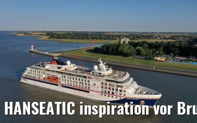 HANSEATIC inspiration vor Brunsbüttel 13.08.2020
