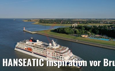 HANSEATIC inspiration vor Brunsbüttel 13.08.2020