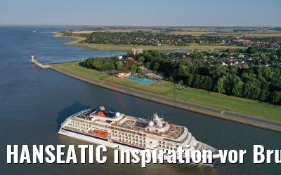 HANSEATIC inspiration vor Brunsbüttel 13.08.2020