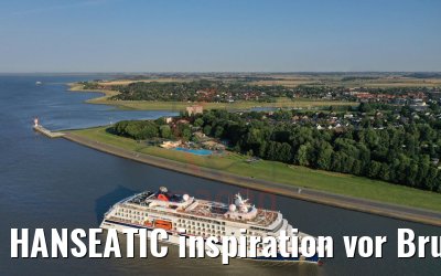 HANSEATIC inspiration vor Brunsbüttel 13.08.2020