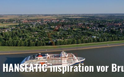 HANSEATIC inspiration vor Brunsbüttel 13.08.2020