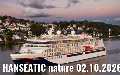 HANSEATIC nature 02.10.2026 Blankenese