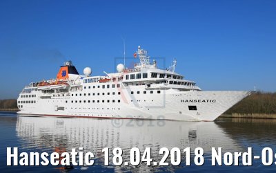 Hanseatic 18.04.2018 Nord-Ostsee-Kanal