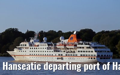 Hanseatic departing port of Hamburg 27. September 2014