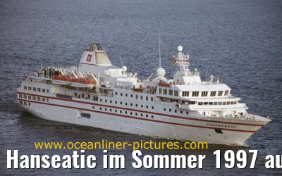 Hanseatic im Sommer 1997 auf der Elbe