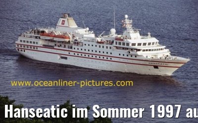 Hanseatic im Sommer 1997 auf der Elbe