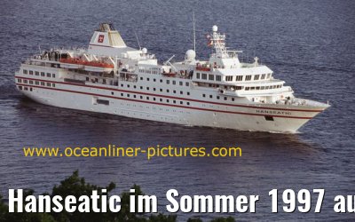 Hanseatic im Sommer 1997 auf der Elbe