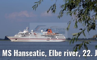 MS Hanseatic, Elbe river, 22. June 2016