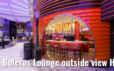 Boleros Lounge outside view Harmony of the Seas