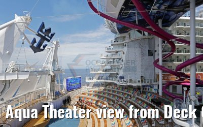 Aqua Theater view from Deck 08 Harmony of the Seas