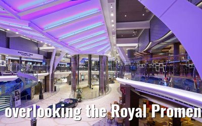 overlooking the Royal Promenade Harmony of the Seas