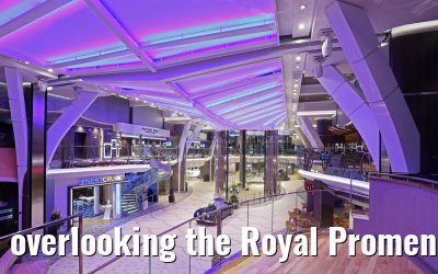 overlooking the Royal Promenade Harmony of the Seas