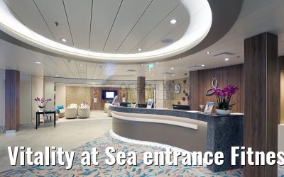 Vitality at Sea entrance Fitness Center Harmony of the Seas