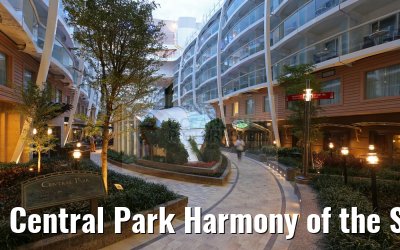 Central Park Harmony of the Seas evening impressions