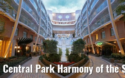 Central Park Harmony of the Seas evening impressions