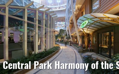 Central Park Harmony of the Seas evening impressions