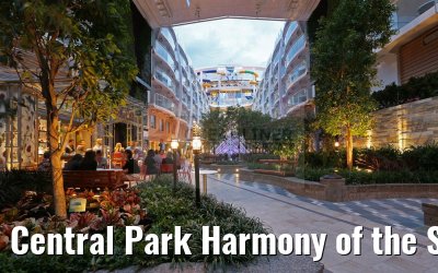 Central Park Harmony of the Seas evening impressions