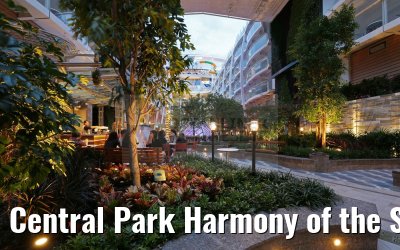 Central Park Harmony of the Seas evening impressions