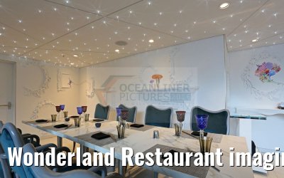 Wonderland Restaurant imaginative cuisine Harmony of the Seas