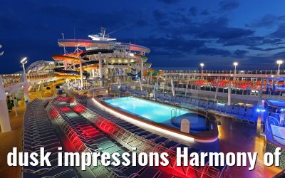 dusk impressions Harmony of the Seas