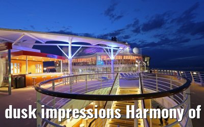 dusk impressions Harmony of the Seas