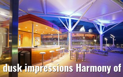 dusk impressions Harmony of the Seas