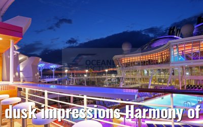 dusk impressions Harmony of the Seas