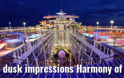 dusk impressions Harmony of the Seas