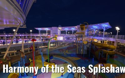 Harmony of the Seas Splashaway Bay evening impressions