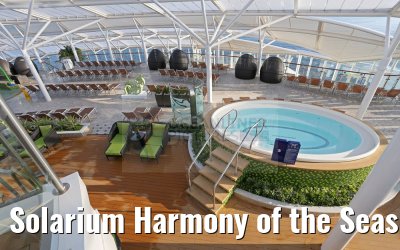 Solarium Harmony of the Seas, Whirlpool view from Deck 16