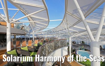 Solarium Harmony of the Seas Whirlpool view from Deck 16