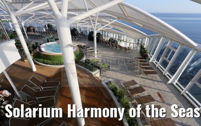Solarium Harmony of the Seas Whirlpool view from Deck 16