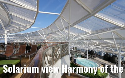 Solarium view Harmony of the Seas