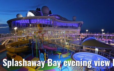 Splashaway Bay evening view Harmony of the Seas