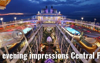 evening impressions Central Park ans sundecks Harmony of the Seas