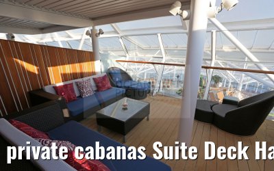 private cabanas Suite Deck Harmony of the Seas
