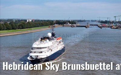Hebridean Sky Brunsbuettel after Kiel Canal 02.09.2024