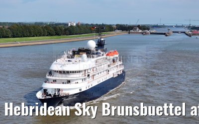 Hebridean Sky Brunsbuettel after Kiel Canal 02.09.2024