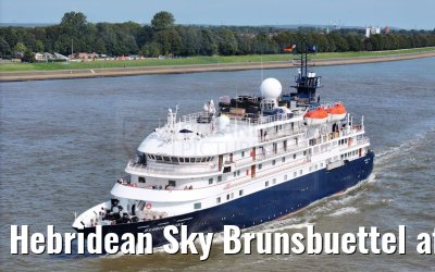 Hebridean Sky Brunsbuettel after Kiel Canal 02.09.2024