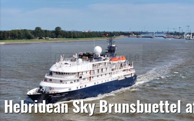 Hebridean Sky Brunsbuettel after Kiel Canal 02.09.2024