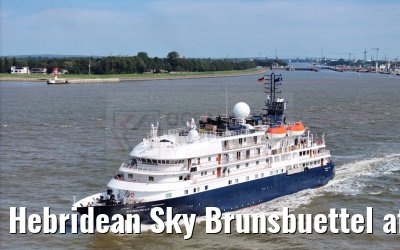 Hebridean Sky Brunsbuettel after Kiel Canal 02.09.2024