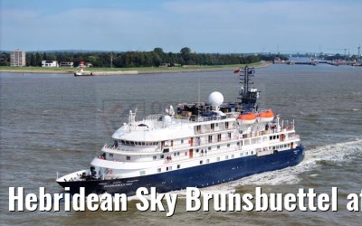 Hebridean Sky Brunsbuettel after Kiel Canal 02.09.2024