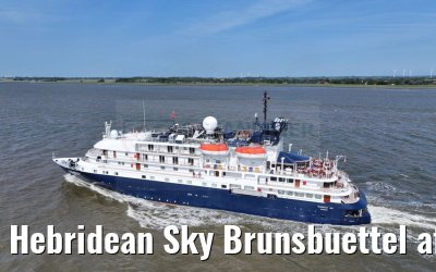 Hebridean Sky Brunsbuettel after Kiel Canal 02.09.2024