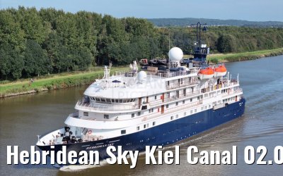 Hebridean Sky Kiel Canal 02.09.2024