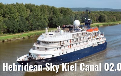 Hebridean Sky Kiel Canal 02.09.2024