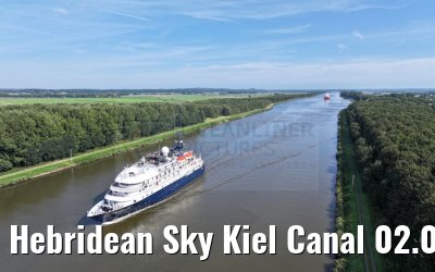 Hebridean Sky Kiel Canal 02.09.2024