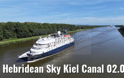 Hebridean Sky Kiel Canal 02.09.2024
