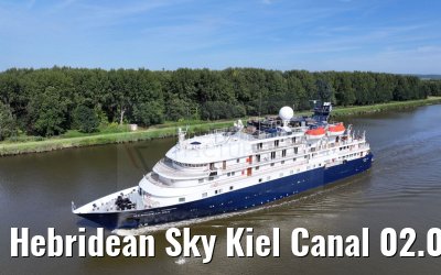 Hebridean Sky Kiel Canal 02.09.2024