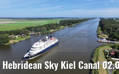 Hebridean Sky Kiel Canal 02.09.2024