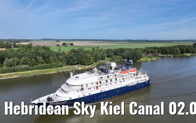 Hebridean Sky Kiel Canal 02.09.2024